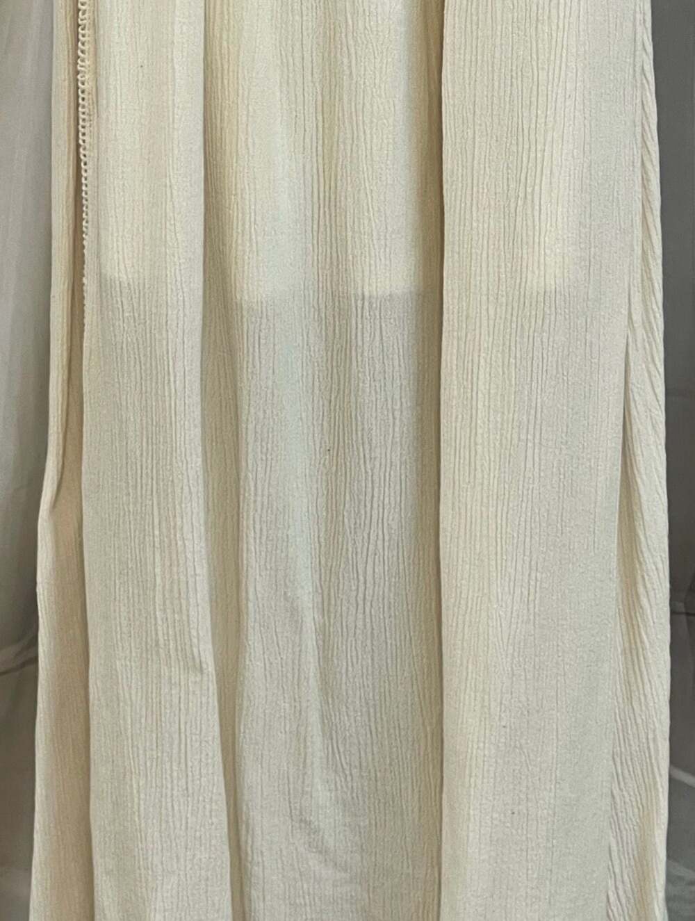 Mossimo Supply Co. Cream Crochet Halter Maxi Dress - Picture 9 of 15